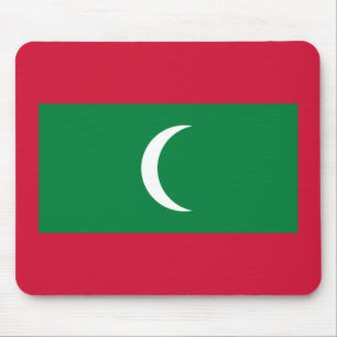Flagge der Malediven Mousepad