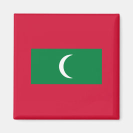 Flagge der Malediven (Republik Malediven) Magnet