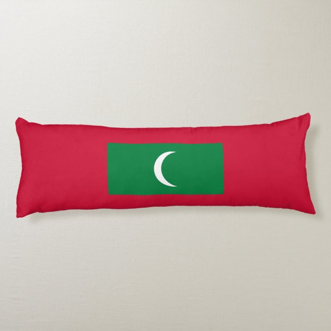 Flagge der Malediven Seitenschläferkissen (Rückseite)
