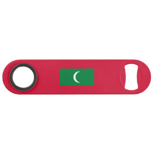 Flagge der Malediven Speed Flaschenöffner