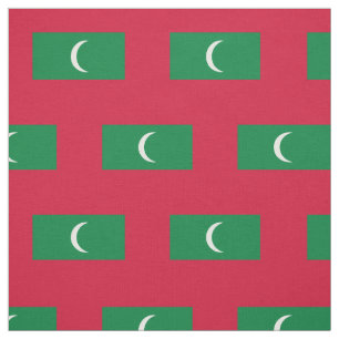 Flagge der Malediven Stoff