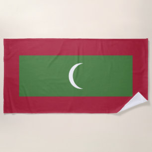 Flagge der Malediven Strandtuch