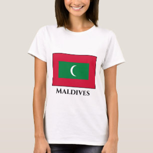 Flagge der Malediven T-Shirt