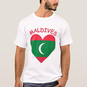 Flagge der Malediven T-Shirt