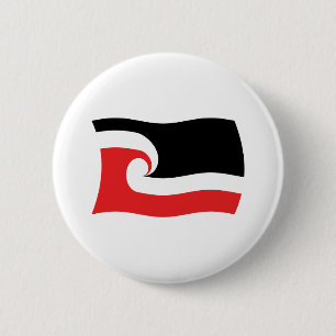Flagge der Maori Button