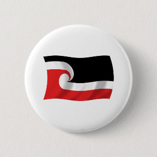 Flagge der Maori Button