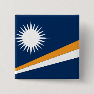 Flagge der Marshall-Inseln Button
