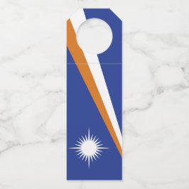 Flagge der Marshall-Inseln Flaschenanhänger