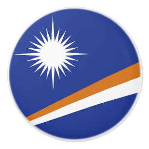 Flagge der Marshall-Inseln Keramikknauf