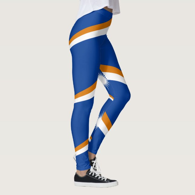 Flagge der Marshall-Inseln Leggings (Rechts)