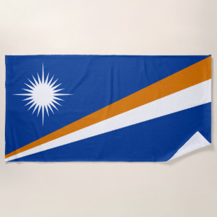 Flagge der Marshall-Inseln Strandtuch