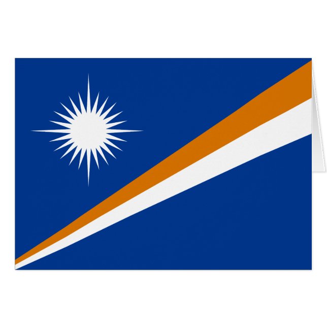 Flagge der Marshallinseln (Vorderseite (Horizontal))
