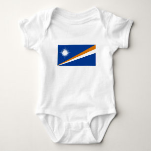 Flagge der Marshallinseln Baby Strampler