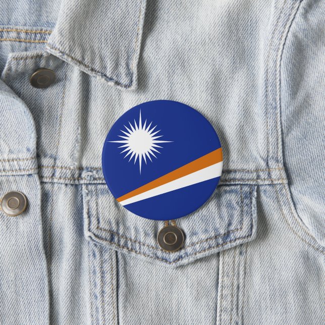 Flagge der Marshallinseln Button (Beispiel)