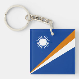 Flagge der Marshallinseln Schlüsselanhänger