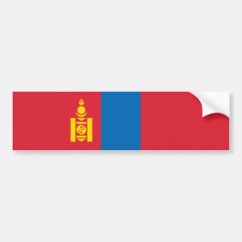 Flagge der Mongolei Autoaufkleber