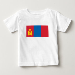 Flagge der Mongolei Baby T-shirt