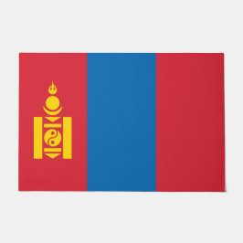 Flagge der Mongolei Fußmatte