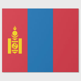 Flagge der Mongolei Geschenkpapier