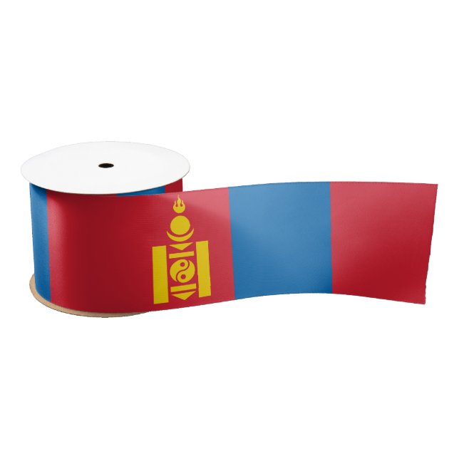 Flagge der Mongolei Satinband (Spule)