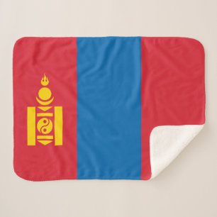Flagge der Mongolei Sherpadecke