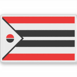 Flagge der Nation und des Stamms von Arapaho, USA Aufkleber