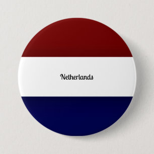 Flagge der Niederlande Button