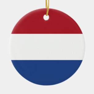 Flagge der Niederlande Keramik Ornament