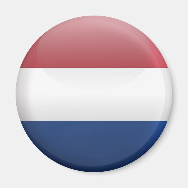Flagge der Niederlande Magnet (Vorne)