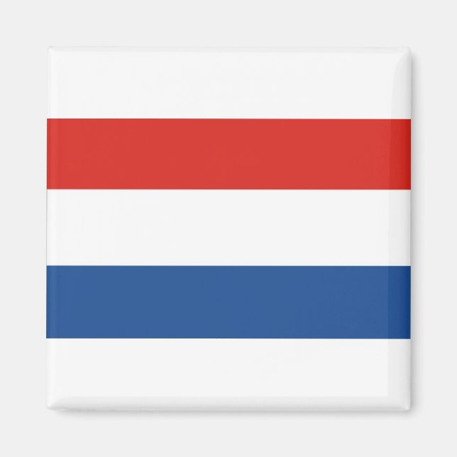 Flagge der Niederlande Magnet (Vorne)
