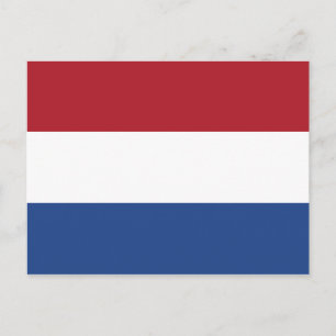 Flagge der Niederlande Postkarte
