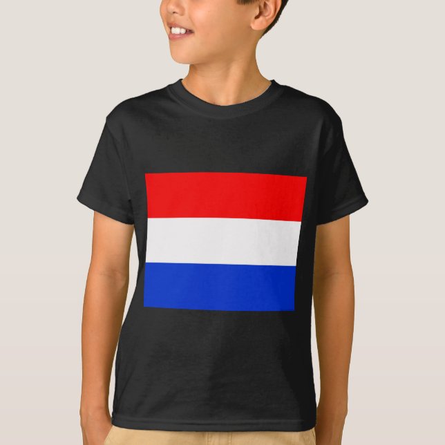 Flagge der Niederlande T-Shirt (Vorderseite)