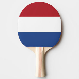 Flagge der Niederlande Tischtennis Schläger