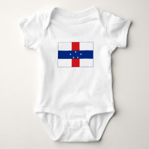 Flagge der Niederländischen Antillen Baby Strampler