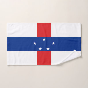 Flagge der Niederländischen Antillen Badhandtuch Set