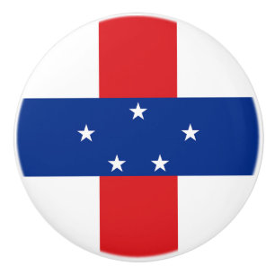Flagge der Niederländischen Antillen Keramikknauf