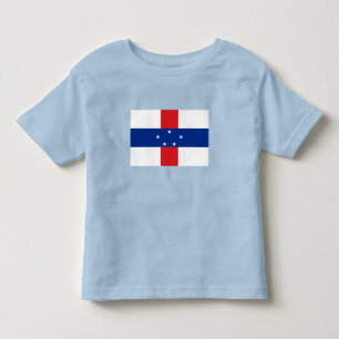 Flagge der Niederländischen Antillen Kleinkind T-shirt