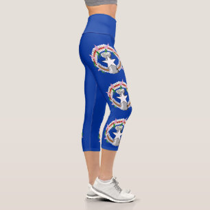 Flagge der Nördlichen Marianen Capri Leggings