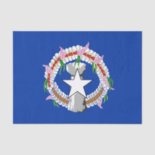 Flagge der Nördlichen Marianen Seidenpapier