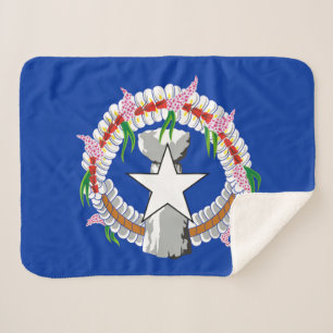 Flagge der Nördlichen Marianen Sherpadecke