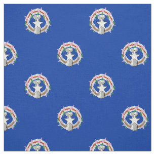 Flagge der Nördlichen Marianen Stoff