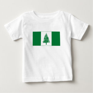 Flagge der Norfolk Baby T-shirt