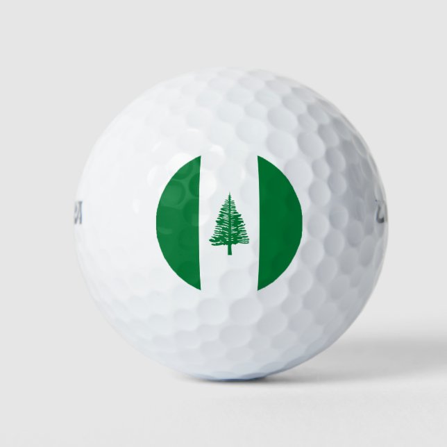 Flagge der Norfolk Golfball (Vorderseite)