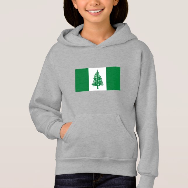 Flagge der Norfolk Hoodie (Vorderseite)
