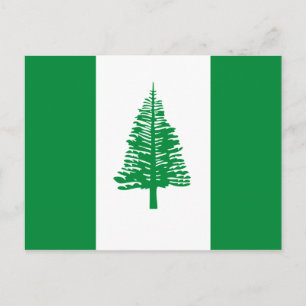 Flagge der Norfolk Postkarte