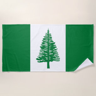 Flagge der Norfolk Strandtuch