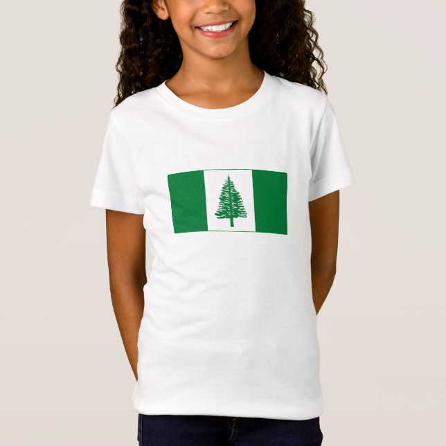 Flagge der Norfolk T-Shirt (Vorderseite)