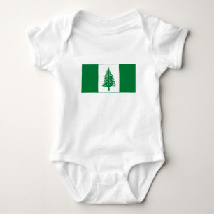 Flagge der Norfolkinsel Baby Strampler