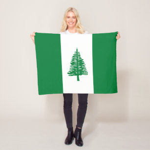 Flagge der Norfolkinsel Fleecedecke
