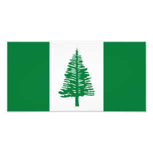 Flagge der Norfolkinsel Fotodruck